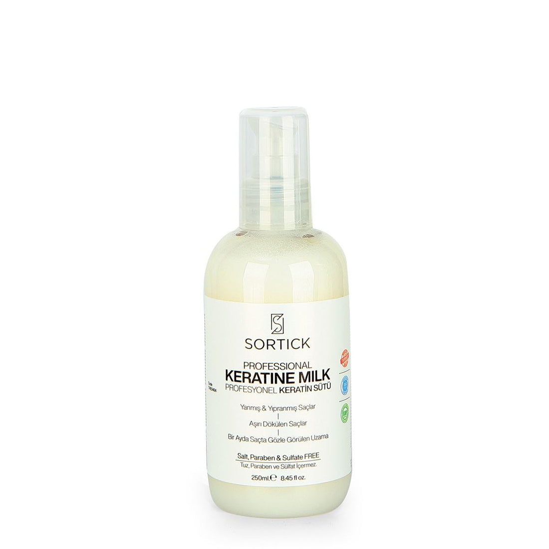 Sortick Leche Queratina Profesional 250ml.