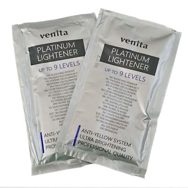 Venita Platinum Lightener aclarador hasta 9 tonos