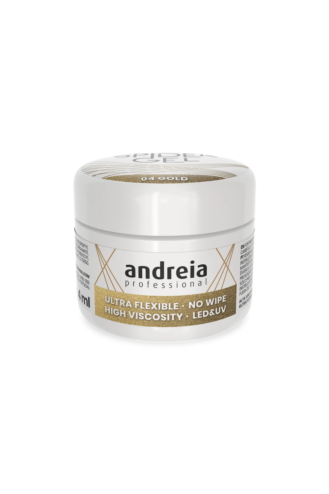 Andreia Professional – Gel para Nail Art Spider Gel de Alta Viscosidade 4 ml
