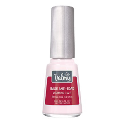 Valmy Base Anti-Edad con Vitamina C y E, Tratamiento para Prevenir Estrías, Imperfecciones y Ayudar con el Crecimiento de Uñas Sanas y Fuertes (14ml)