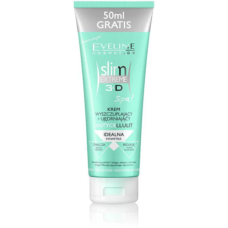 Slim Extreme 3D Crema anticelulítica adelgazante y reafirmante para pieles sensibles 250ml