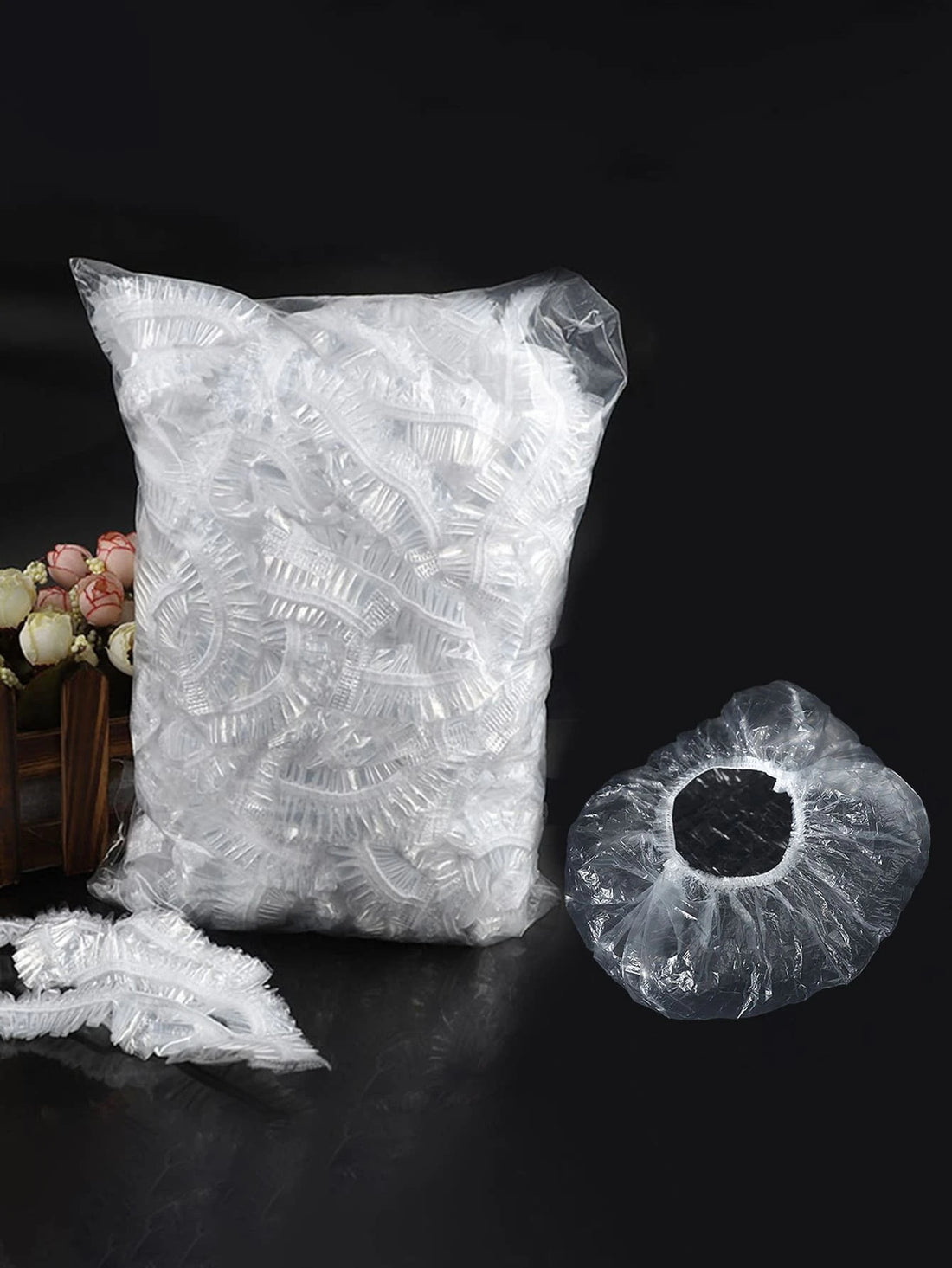 Gorro de Ducha Transparente ✦ Especial bolsa 100 und.