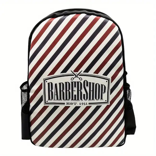 Mochila para barbero, Organizador para herramientas de barbero, a rayas