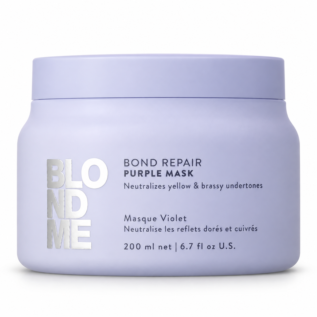 Schwarzkopf Professional – Mascarilla matizadora para cabello rubio BLONDME Bond Repair 200 ml
