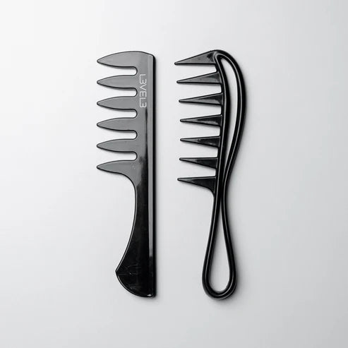L3VEL3 SET DE 2 PEINES PROFESIONALES