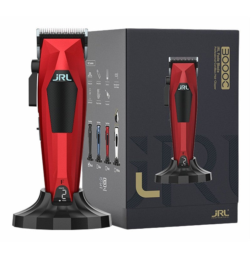 Máquina de corte JRL 3000C Fade Blade Vermelha