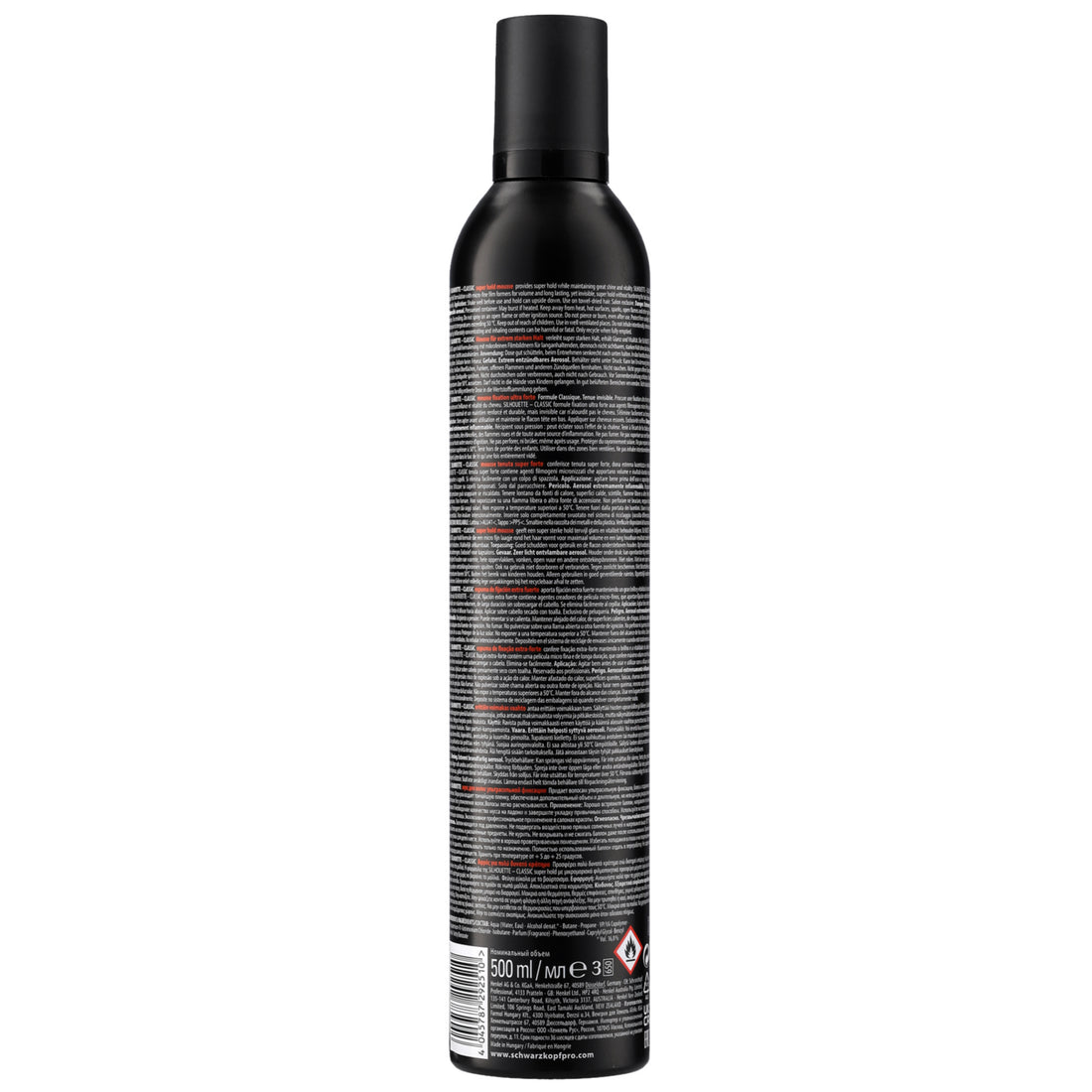 Schwarzkopf, Silhouette Espuma Fixação Forte 500 ml
