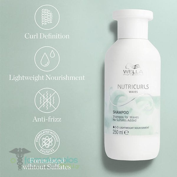 Champú Nutricurls Waves para ondas sin sulfatos Wella Professionals