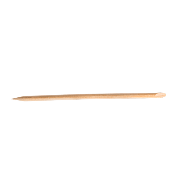 Orange Wood Sticks Pointed/Chamfered