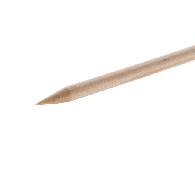 Orange Wood Sticks Pointed/Chamfered