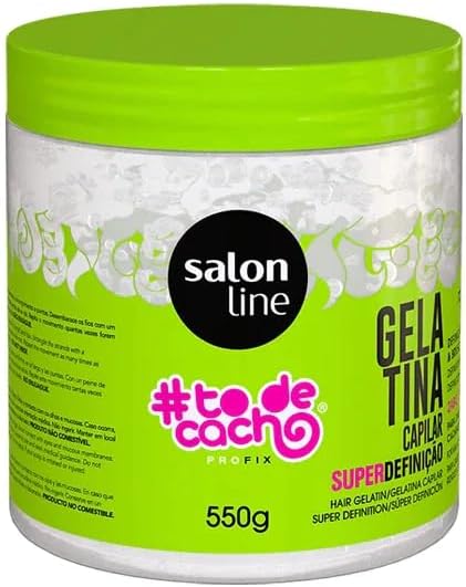 Salon Line Gelatina To de Cacho - Super Definição 550g