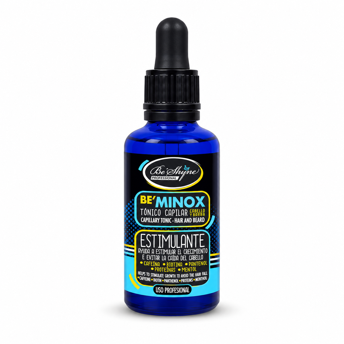 Be’Shyne – Tónico para cabello y barba Be’Minox 50 ml