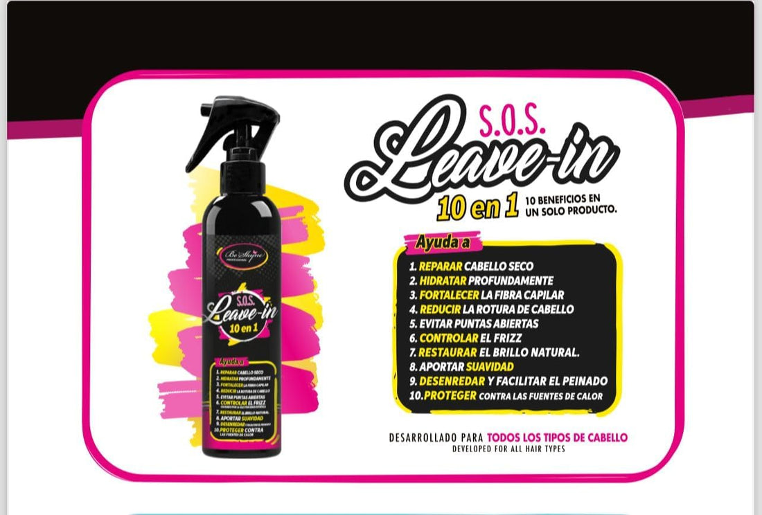 Be´Shyne® SOS Leave on 10 en 1. repara, hidrata, nutre 200ml