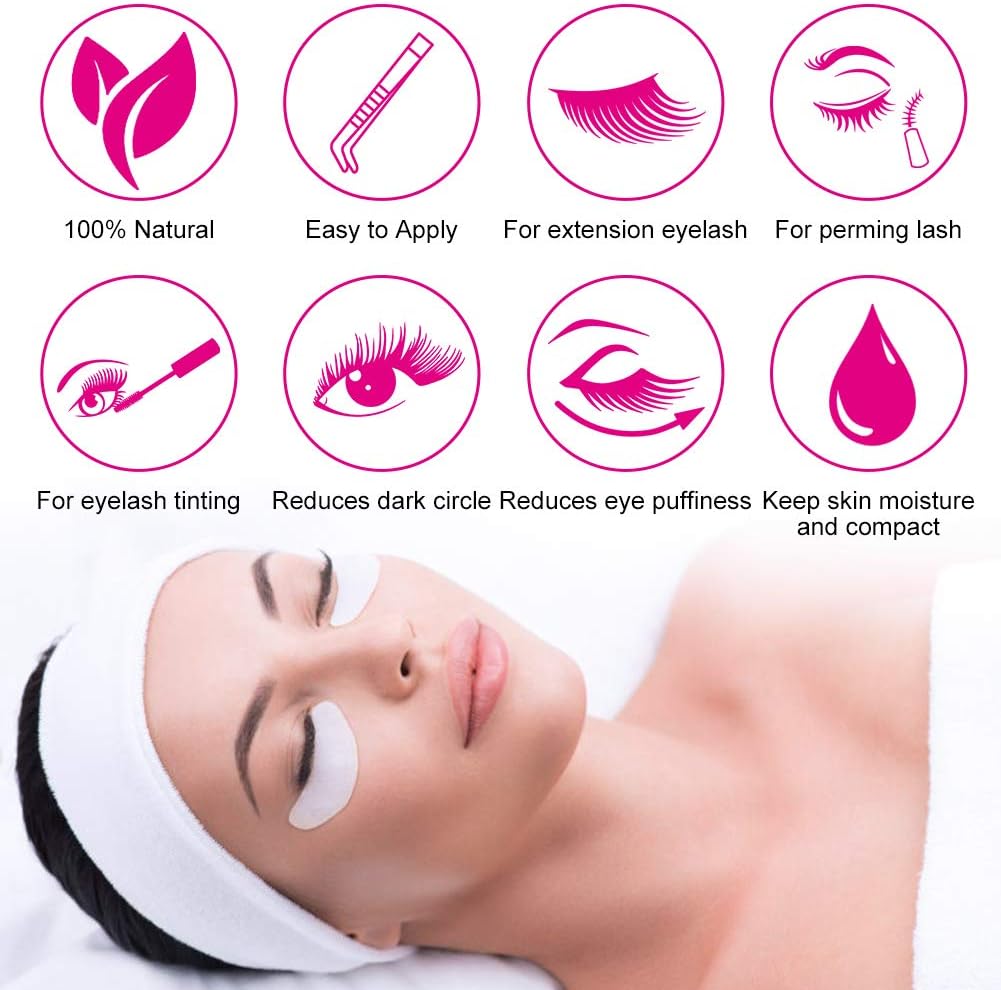 Parches Ojos Extension de Pestañas 50pcs Parches Para Pestañas Eye Gel Pad Pegatinas Para Los Ojos Para el Injerto de Pestañas