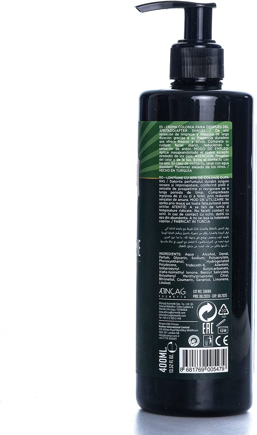 Impala Cream Cologne - After Shave Complex Bálsamo 3 en 1 Tratamiento 400 ML