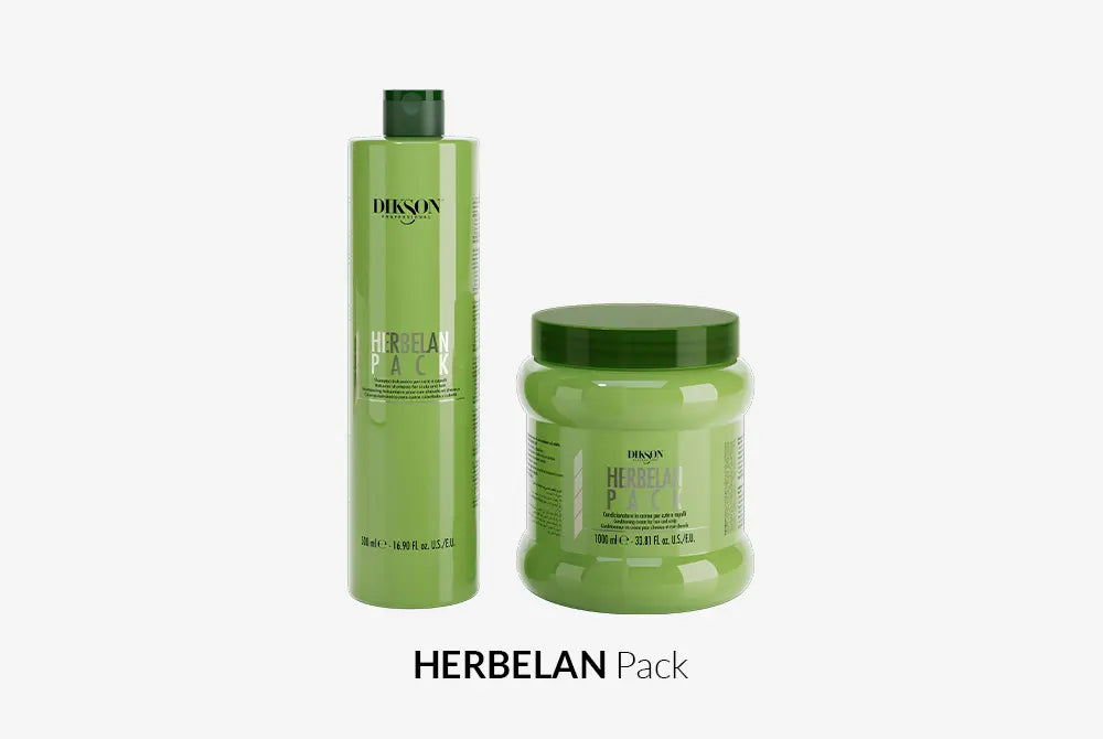 Herbelan Pack - Crema acondicionadora para cabello y Champú cuero cabelludo