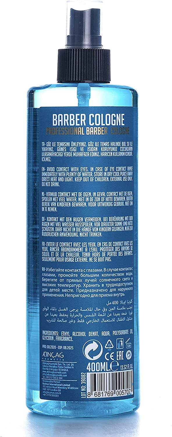 IMPALA Barber Scented Cologne Eau De Cologne - Colonia para después del afeitado 400 ml