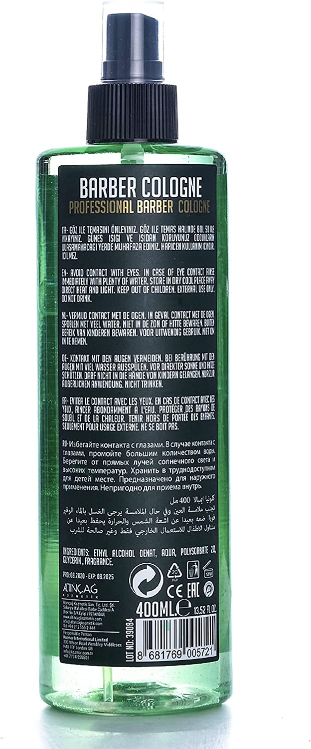 IMPALA Barber Scented Cologne Eau De Cologne - Colonia para después del afeitado 400 ml