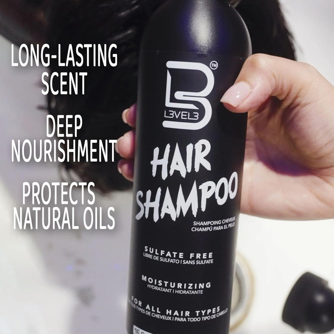 L3VEL3 CHAMPÚ REPARADOR SIN SULFATOS