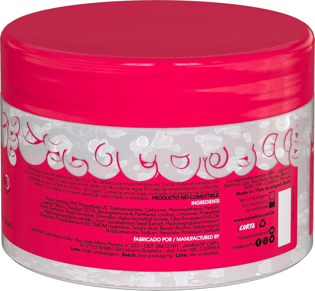 Salon Line Gelatina Definição Intensa, Fixação Extrema e Brilho Extremo 300 gr