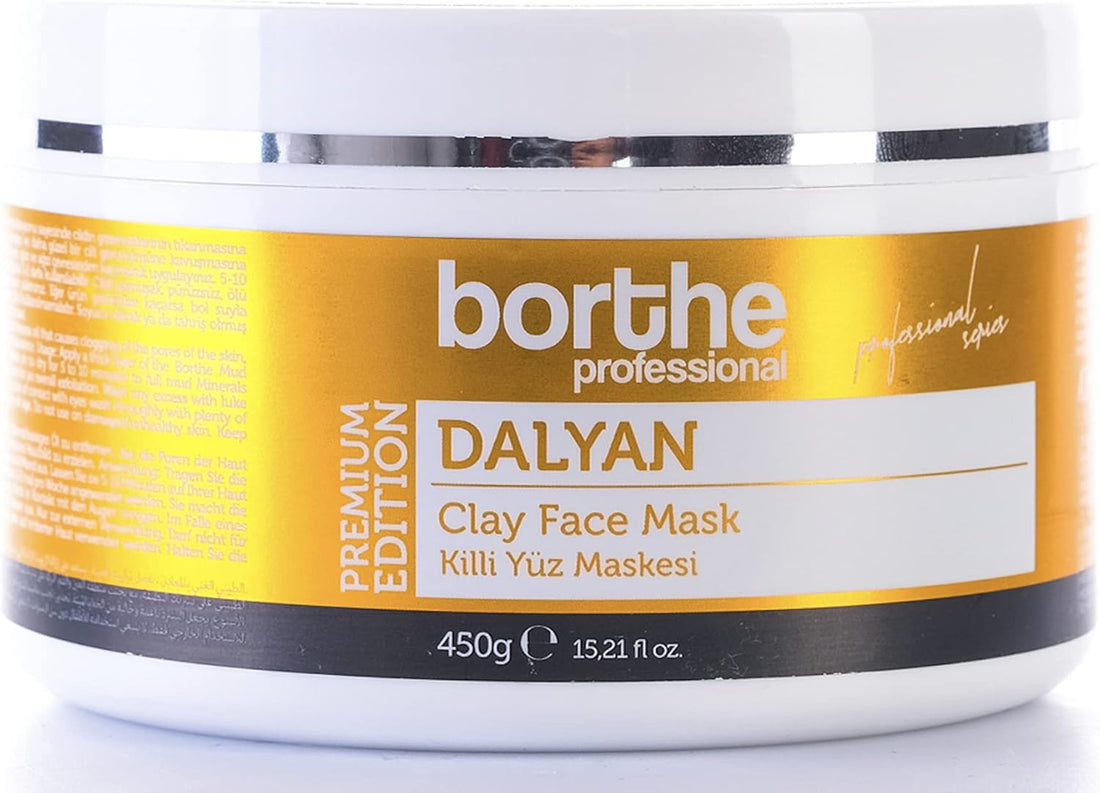 BORTHE®, Professional Dalyan Mud Mask, 500 ml Clay Mask
