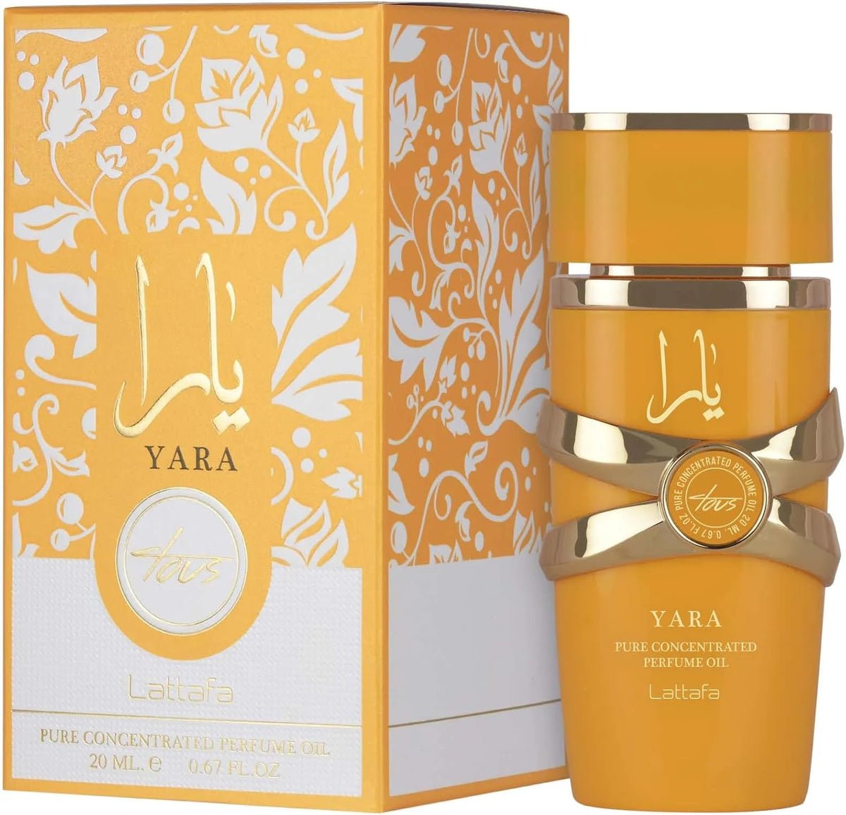 Lattafa – Aceite de Perfume Concentrado Yara de Larga Duración 20 ml