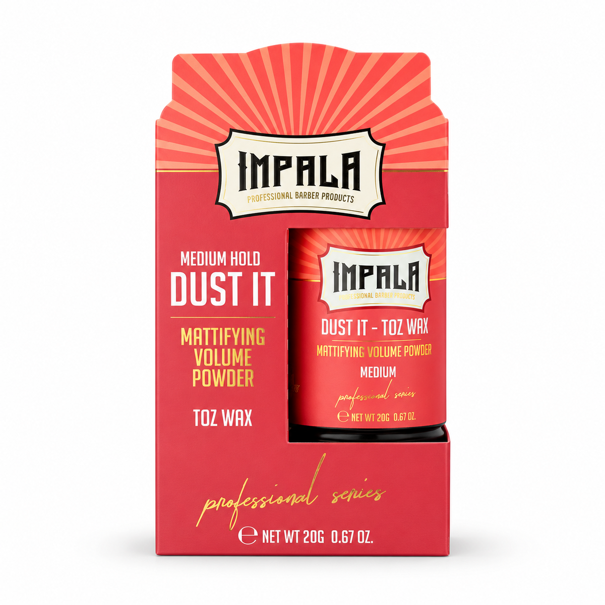 Impala – Cera en polvo Dust It de fijación media y acabado mate 20 g