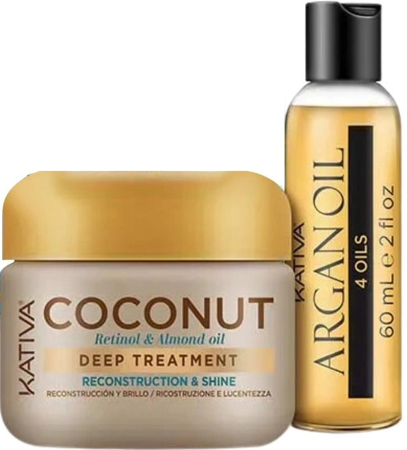 Kativa Pack Cocktail Coco & Argan Tratamiento para El Cabello