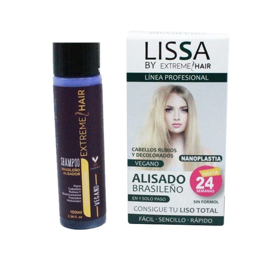 Lissa®, Alisado brasileño para rubios un paso