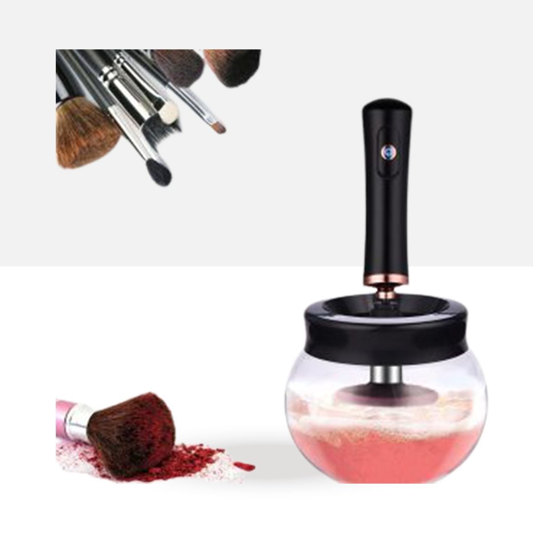 LIMPIADOR Y SECADOR DE BROCHAS DE MAQUILLAJE