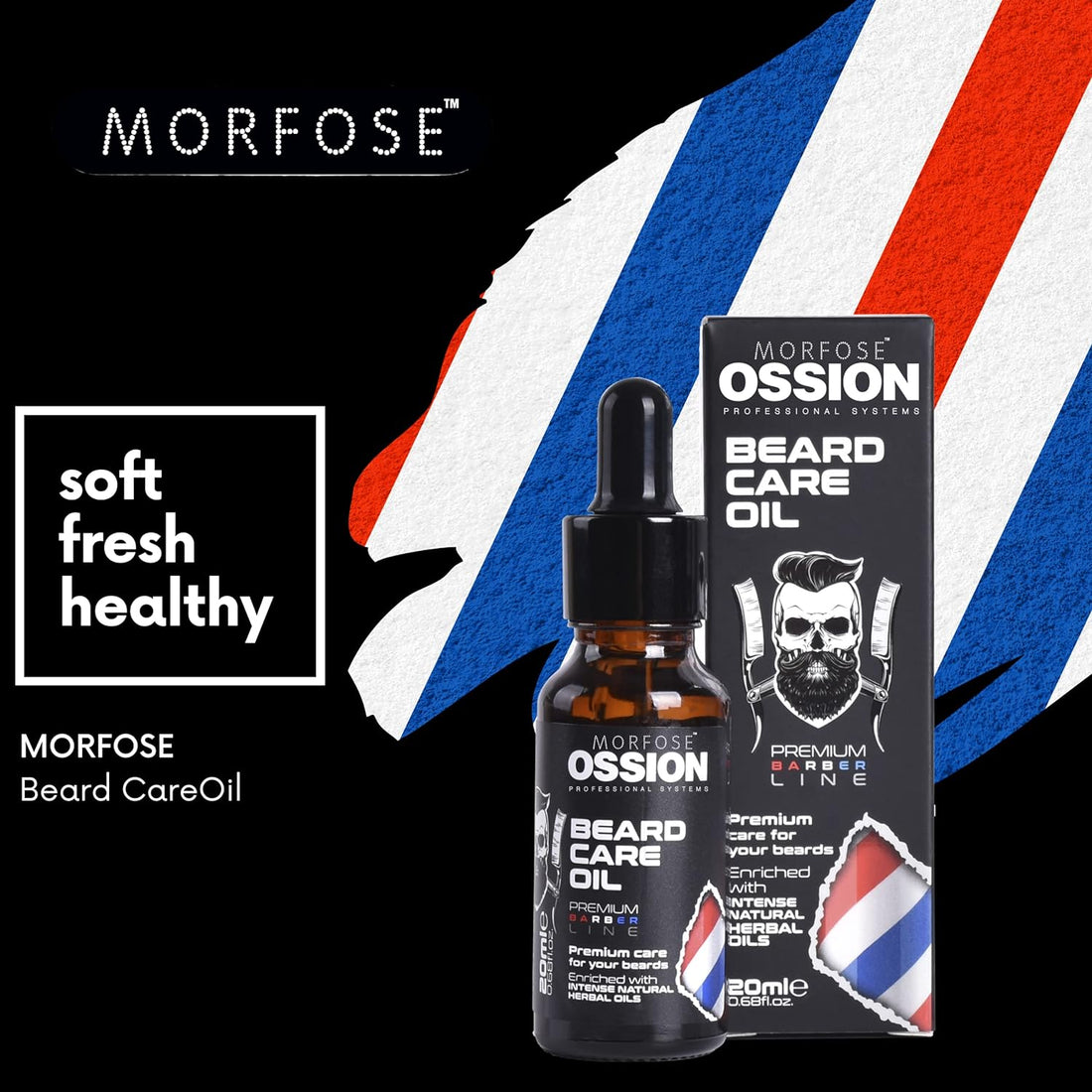 Morfose Ossion Premium Barber Line Aceite para el cuidado de la barba 20 ml