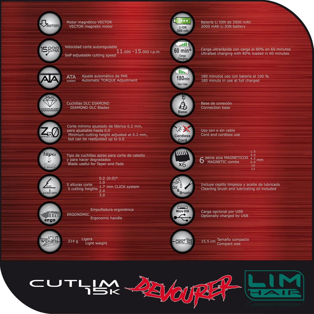LIM HAIR CUTLIM 15k DEVOURER