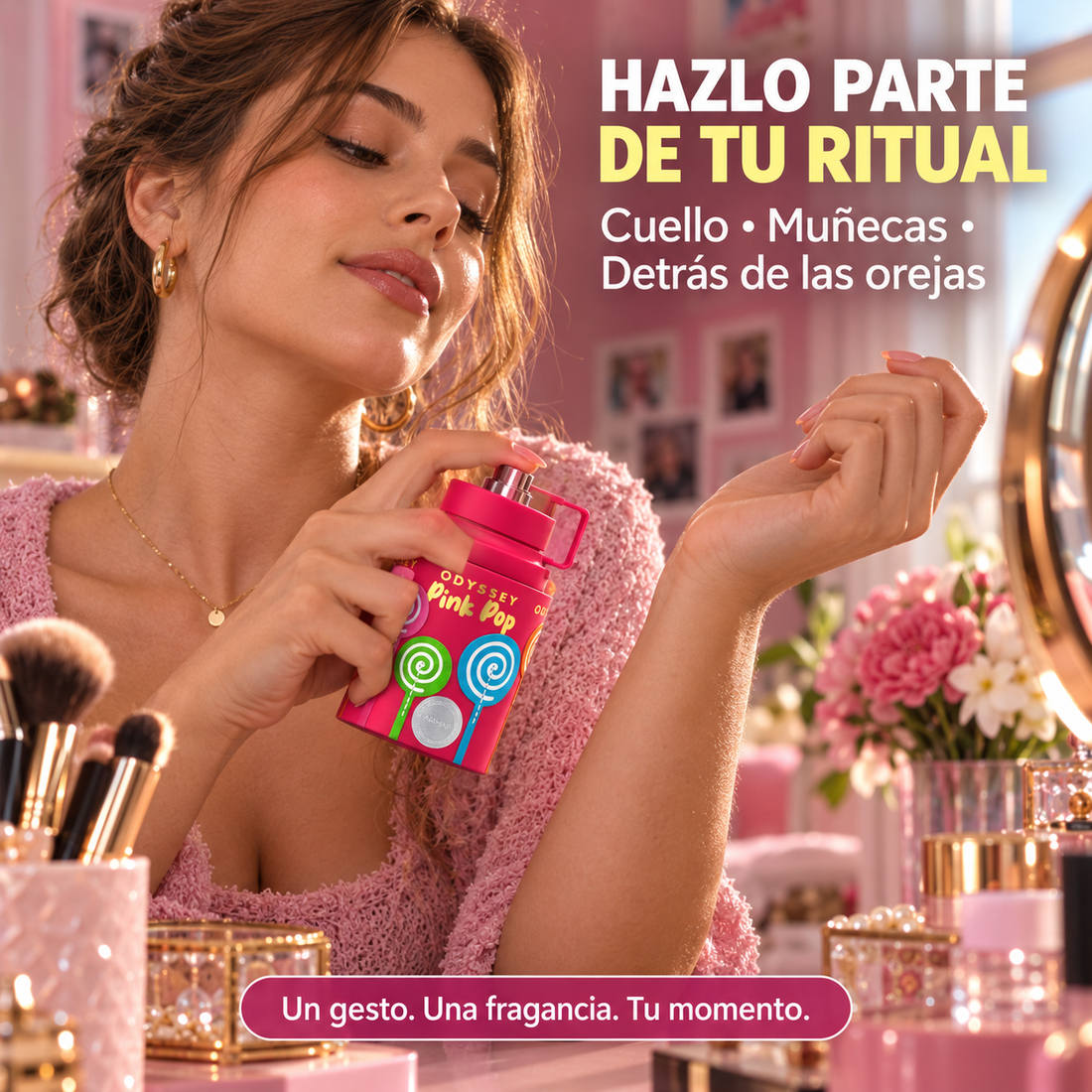 Armaf – Perfume Floral Frutal Dulce Odyssey Pink Pop para Mujer 100 ml