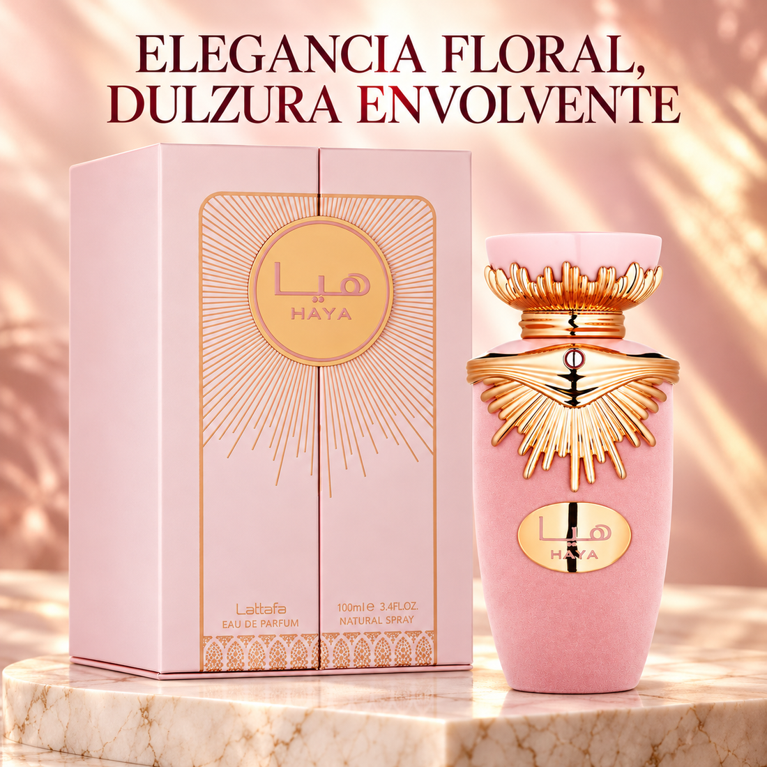 Lattafa – Haya Perfume Floral y Dulce para Mujer 100 ml