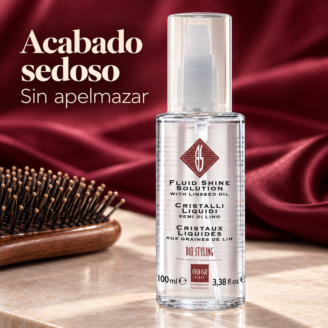 Ever Ego – Sérum de brillo capilar Bio Styling Fluid Shine Solution 100 ml
