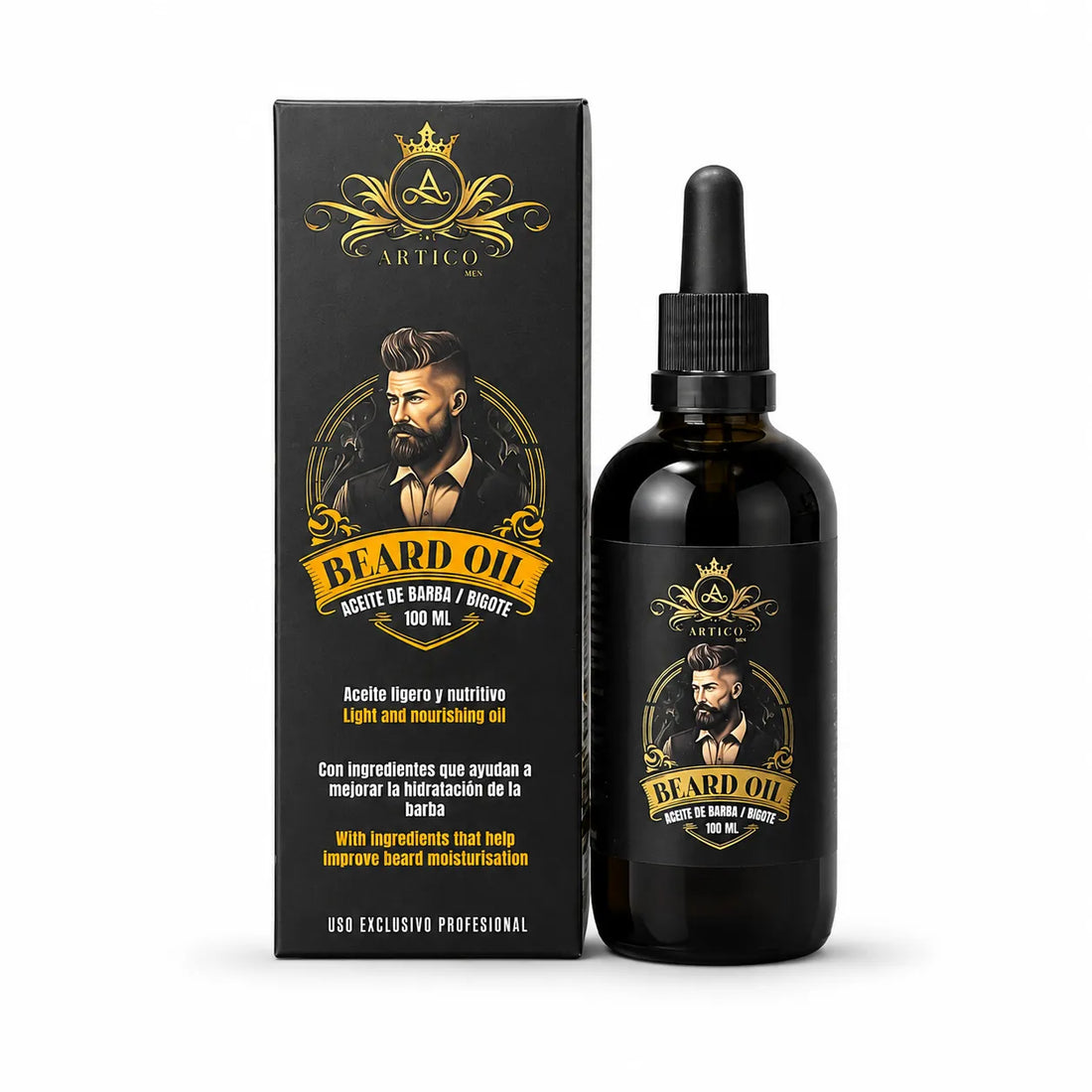 Ártico Men® – Aceite para la Barba Hidratante de Uso Diario 100ml