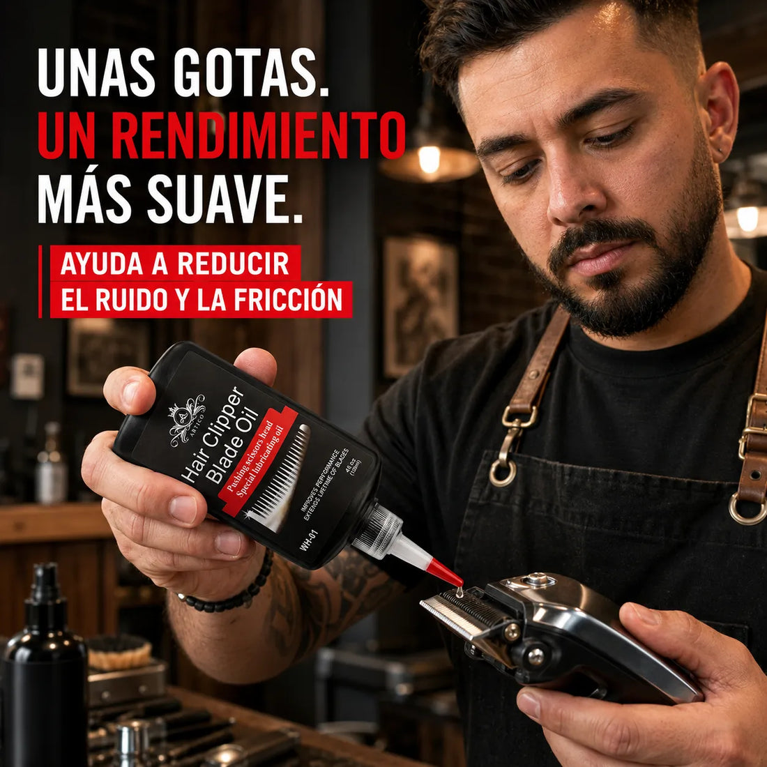 Ártico Men – Aceite para Cuchillas de Cortapelos Lubricante y Antióxido 120 ml