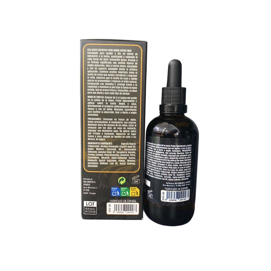 Ártico Men® – Aceite para la Barba Hidratante de Uso Diario 100ml