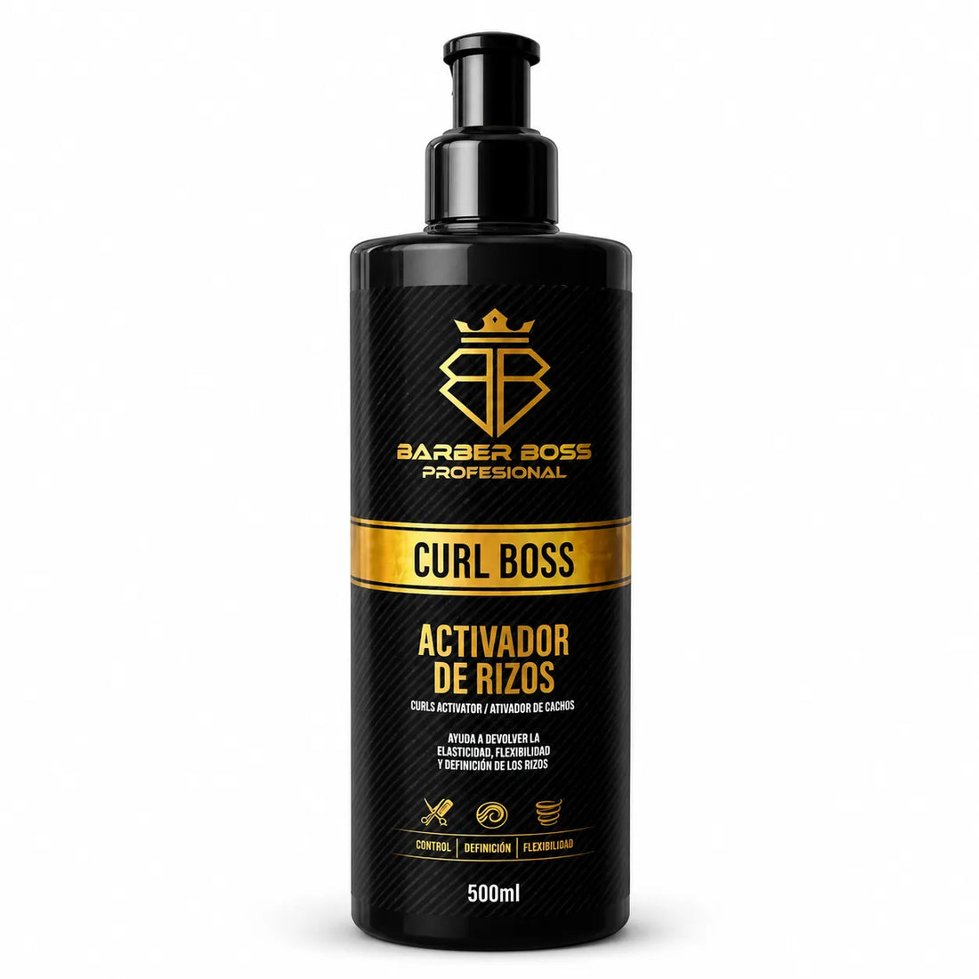 Barber Boss – Activador de rizos para cabello rizado y ondulado 500ml