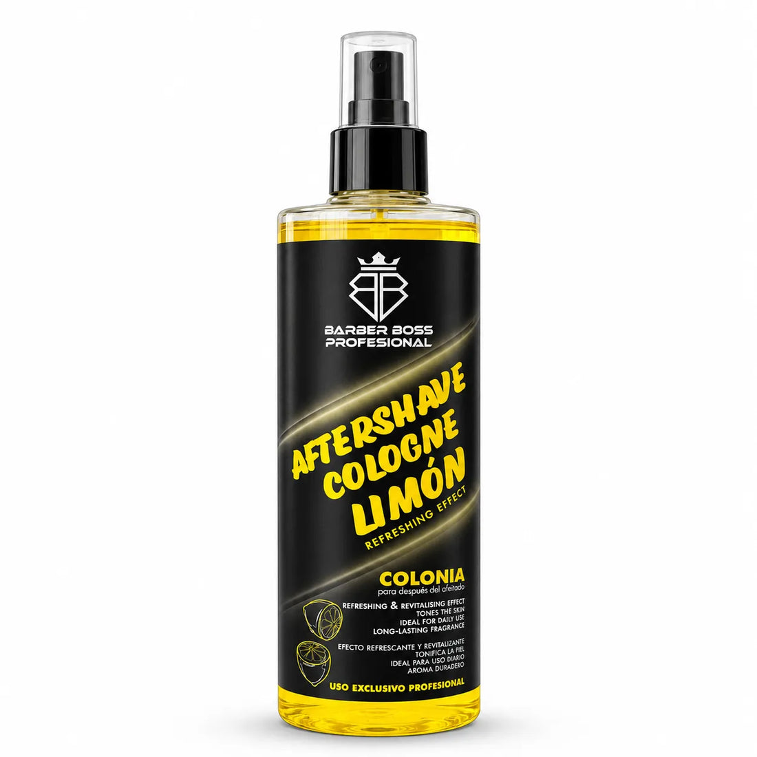 Barber Boss – Aftershave para Hombre Limón Refrescante 400 ml