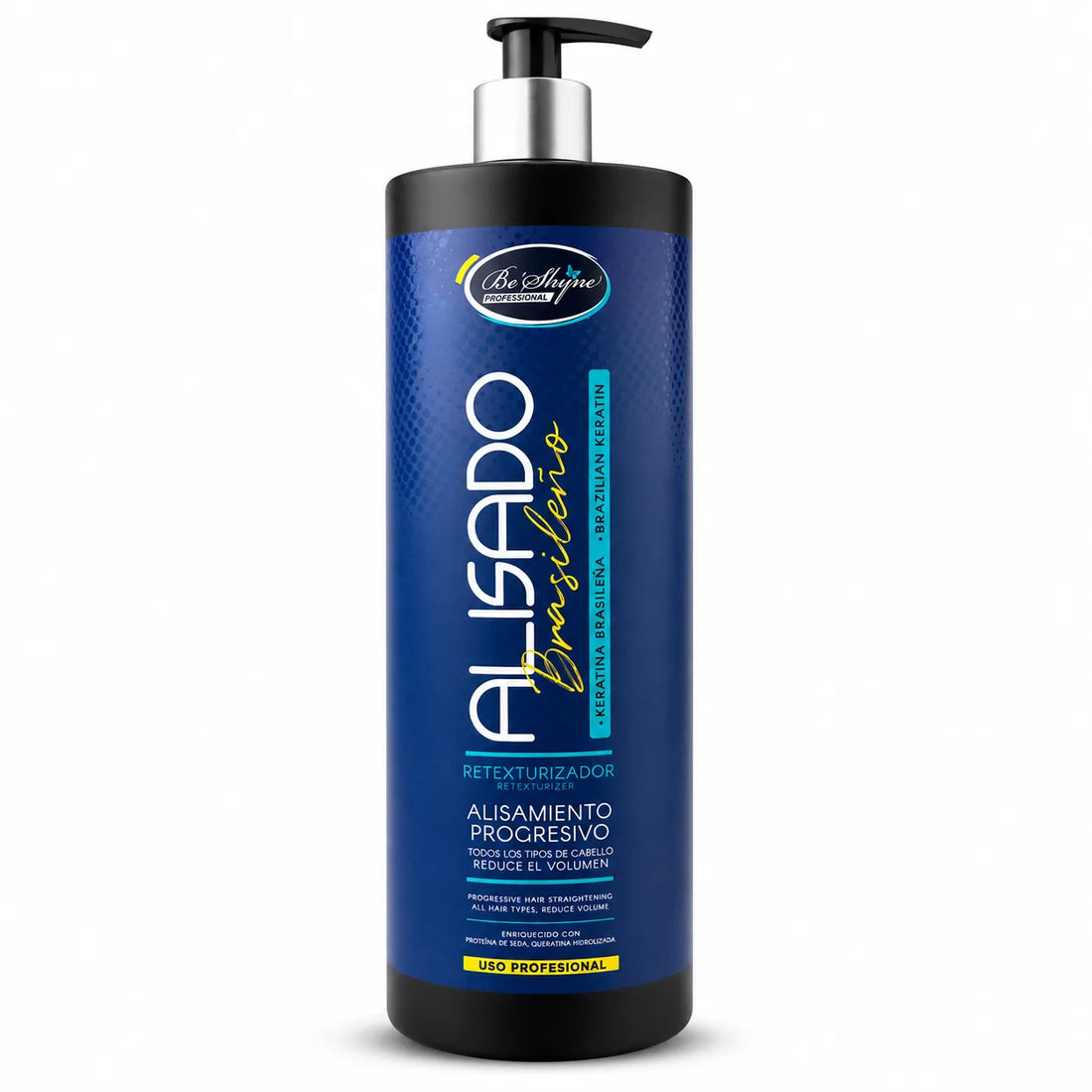 Be´Shyne® – Alisado de Keratina Brasileña Retexturizador para Todo Tipo de Cabello 1000ml