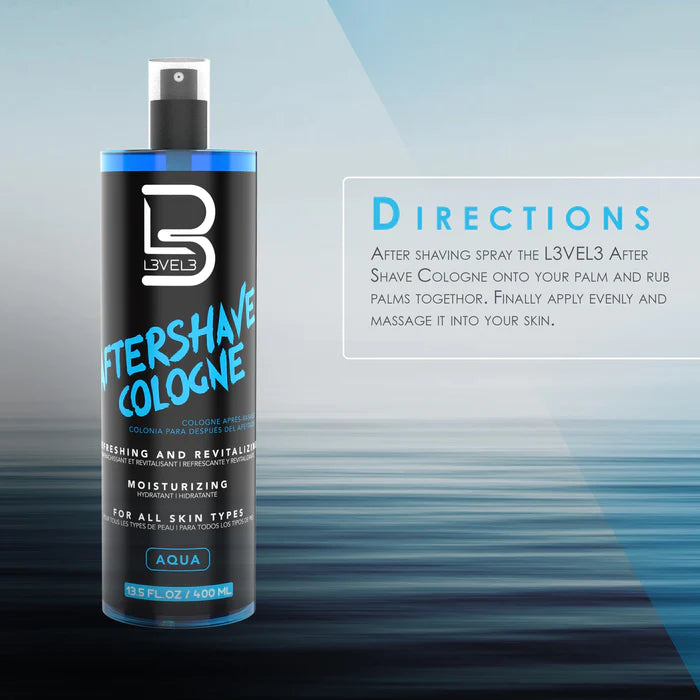 L3VEL3 AFTER SHAVE COLONIA AQUA 750 ML