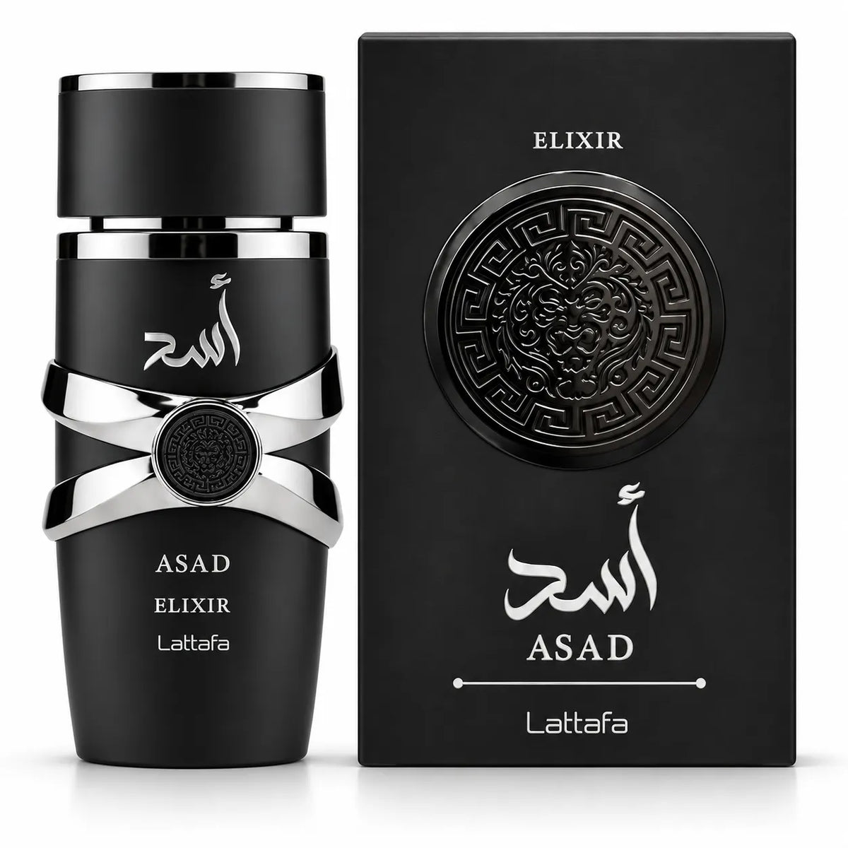 Lattafa – Perfume Árabe para Hombre Asad Elixir de Larga Duración 100 ml + Atomizador 5 ml