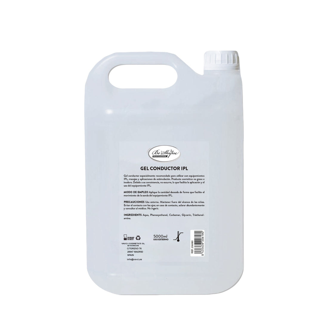 Be´Shyne® Gel Conductor IPL 5L.