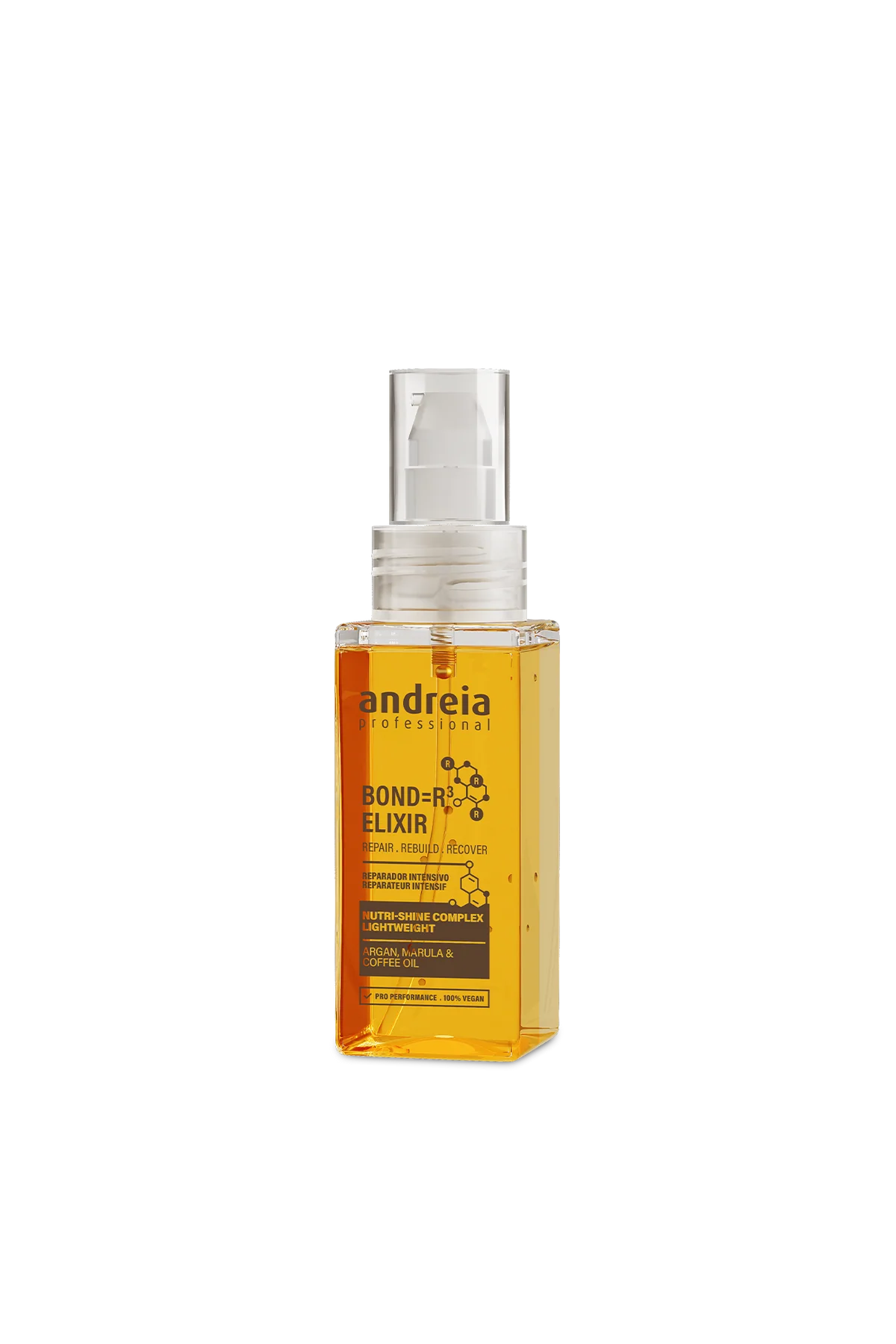 Andreia Professional – Elixir reparador para cabello dañado con brillo 50 ml