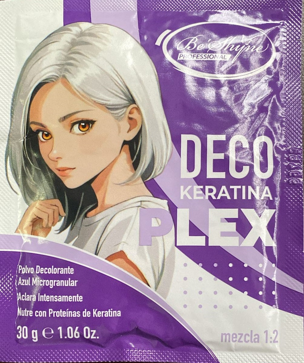 Be´Shyne®, Decoloración Keratina Plex 30gr