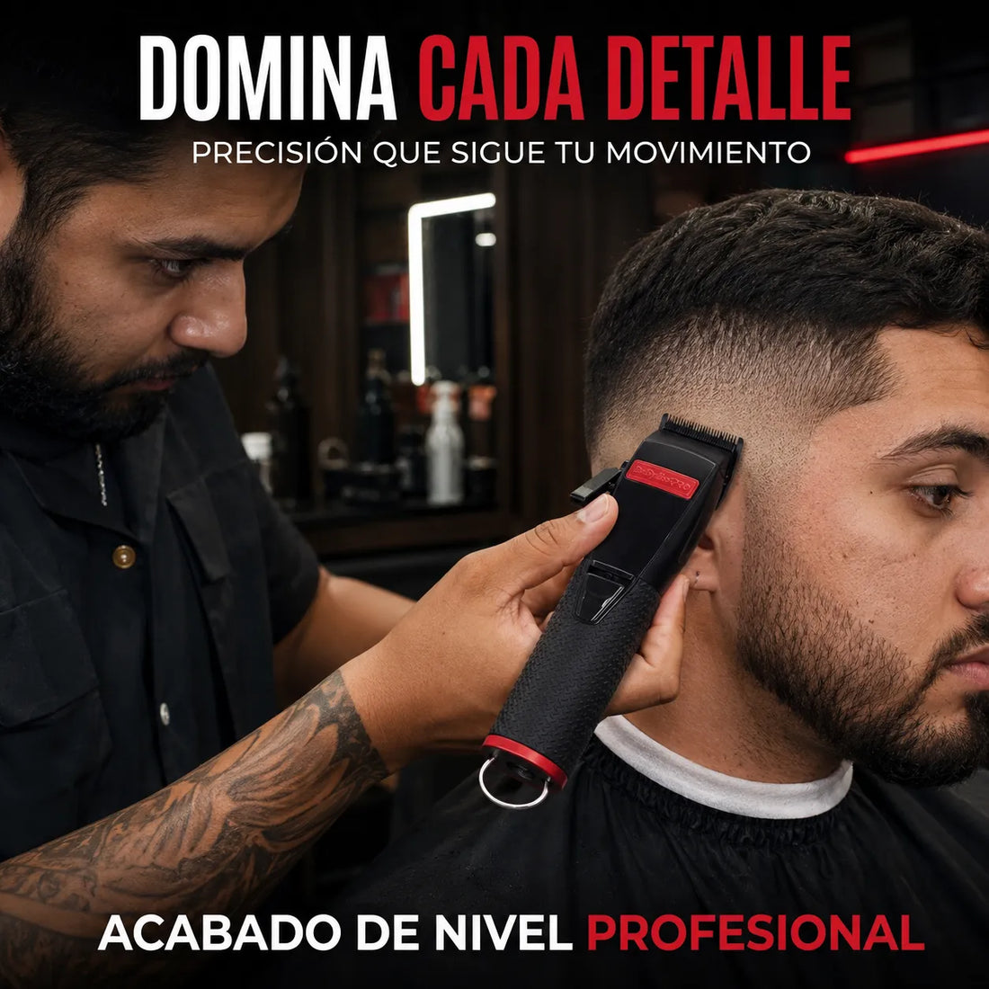 Babyliss – Recortadora Profesional BlackFX Boost+ para Cortes Apurados 45 mm