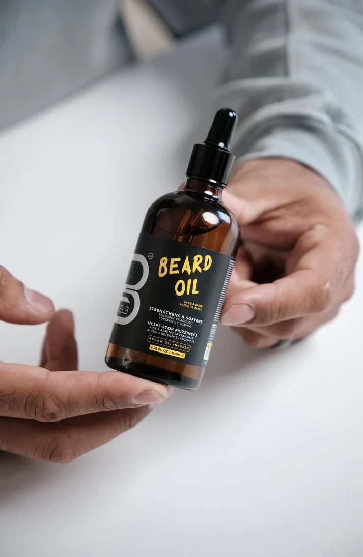 L3VEL3 ACEITE PARA BARBA · ARGÁN, ALMENDRA, JOJOBA Y COCO