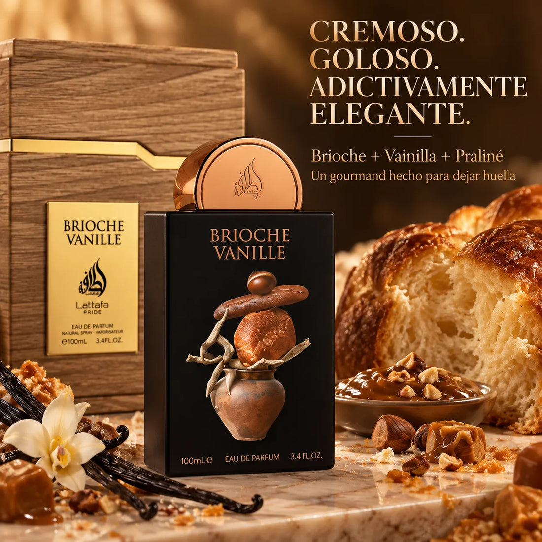 Lattafa Pride – Brioche Vanille Perfume de Vainilla para Mujer 100ml