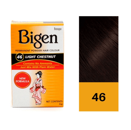 Bigen Tinte en Polvo 46 Castaño Claro 6 Gr